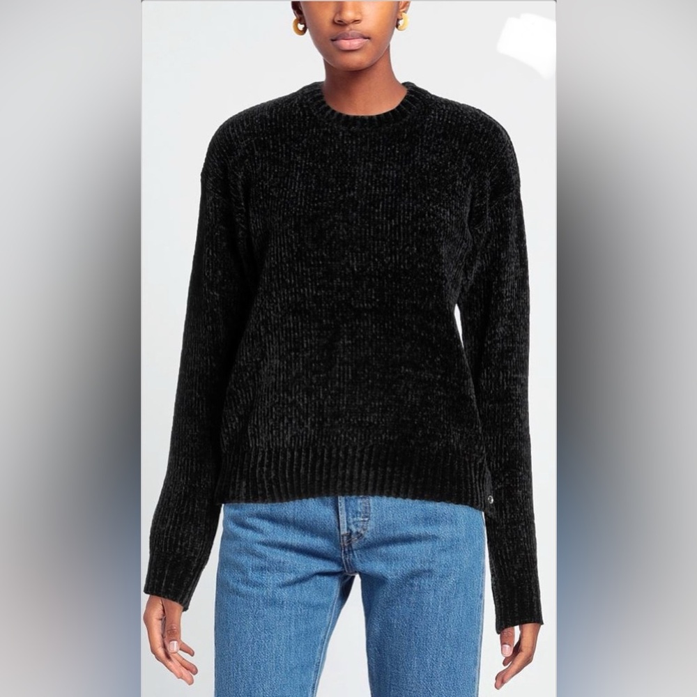 MICHAEL Michael Kors • Knitted Chenille Sweater • Black